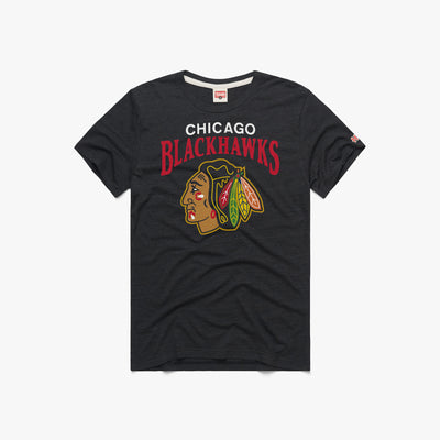 Homage Chicago Blackhawks 90s Stacked Tee