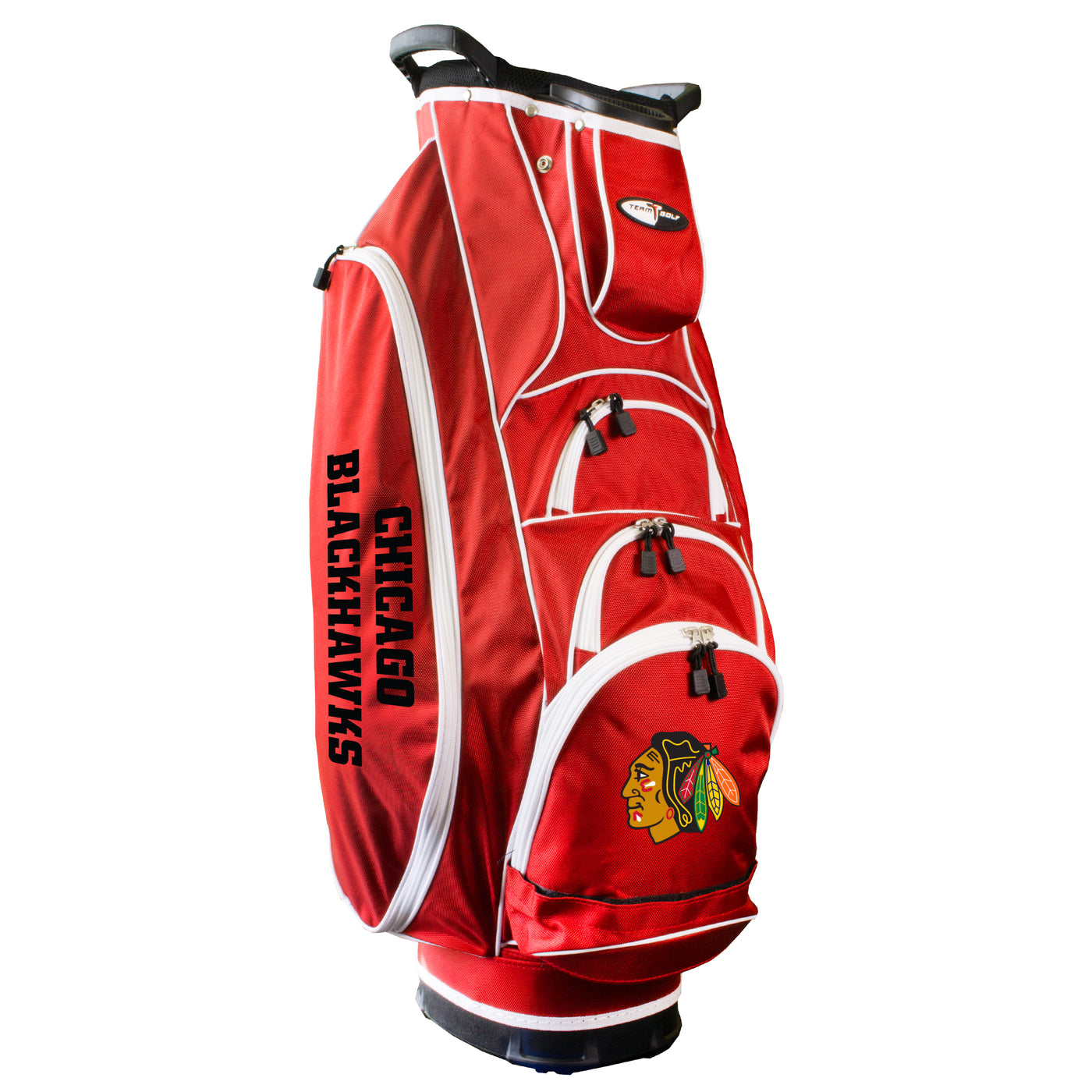 Team Golf Chicago Blackhawks Red Albatross Cart Bag