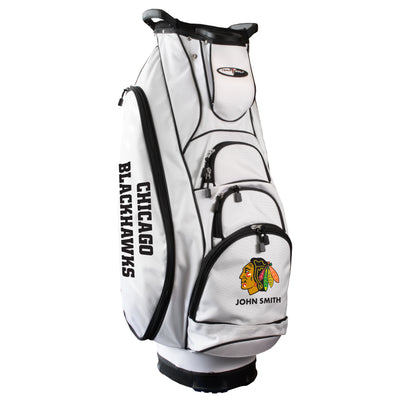 Team Golf Chicago Blackhawks White Albatross Cart Bag