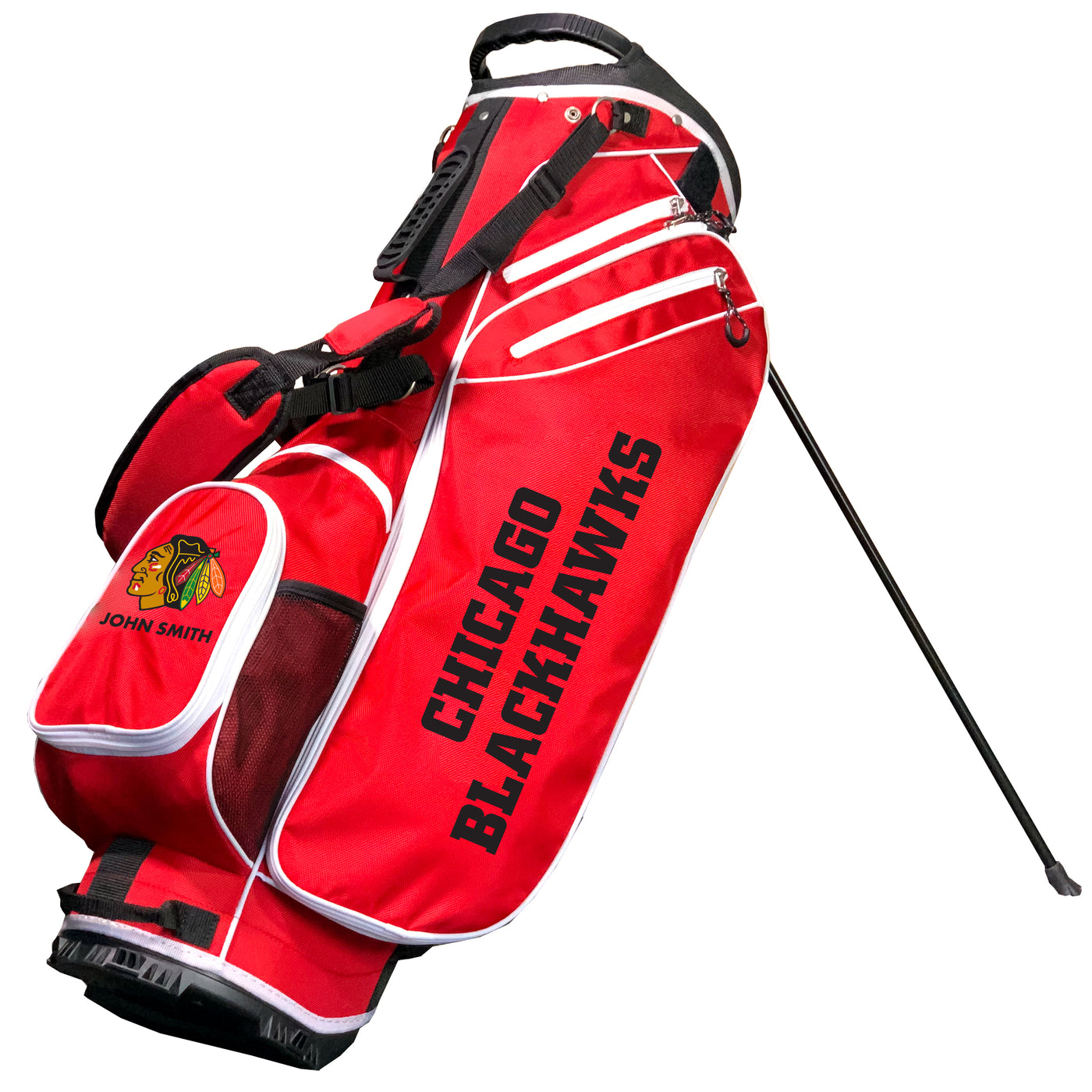 Team Golf Chicago Blackhawks Red Birdie Stand Bag