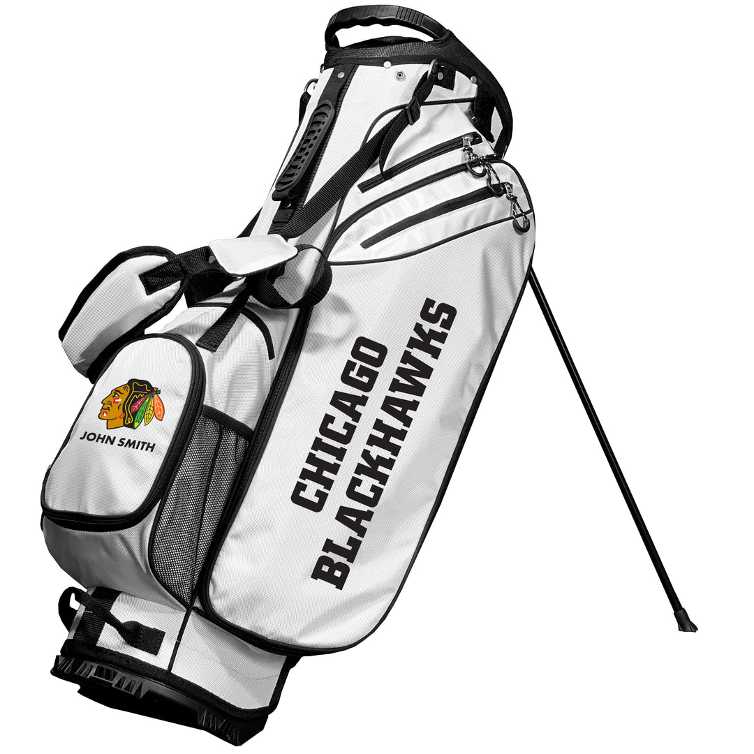 Team Golf Chicago Blackhawks White Birdie Stand Bag