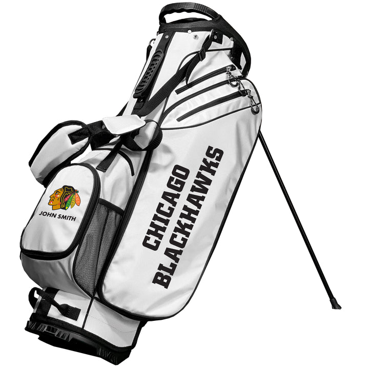 Team Golf Chicago Blackhawks White Birdie Stand Bag