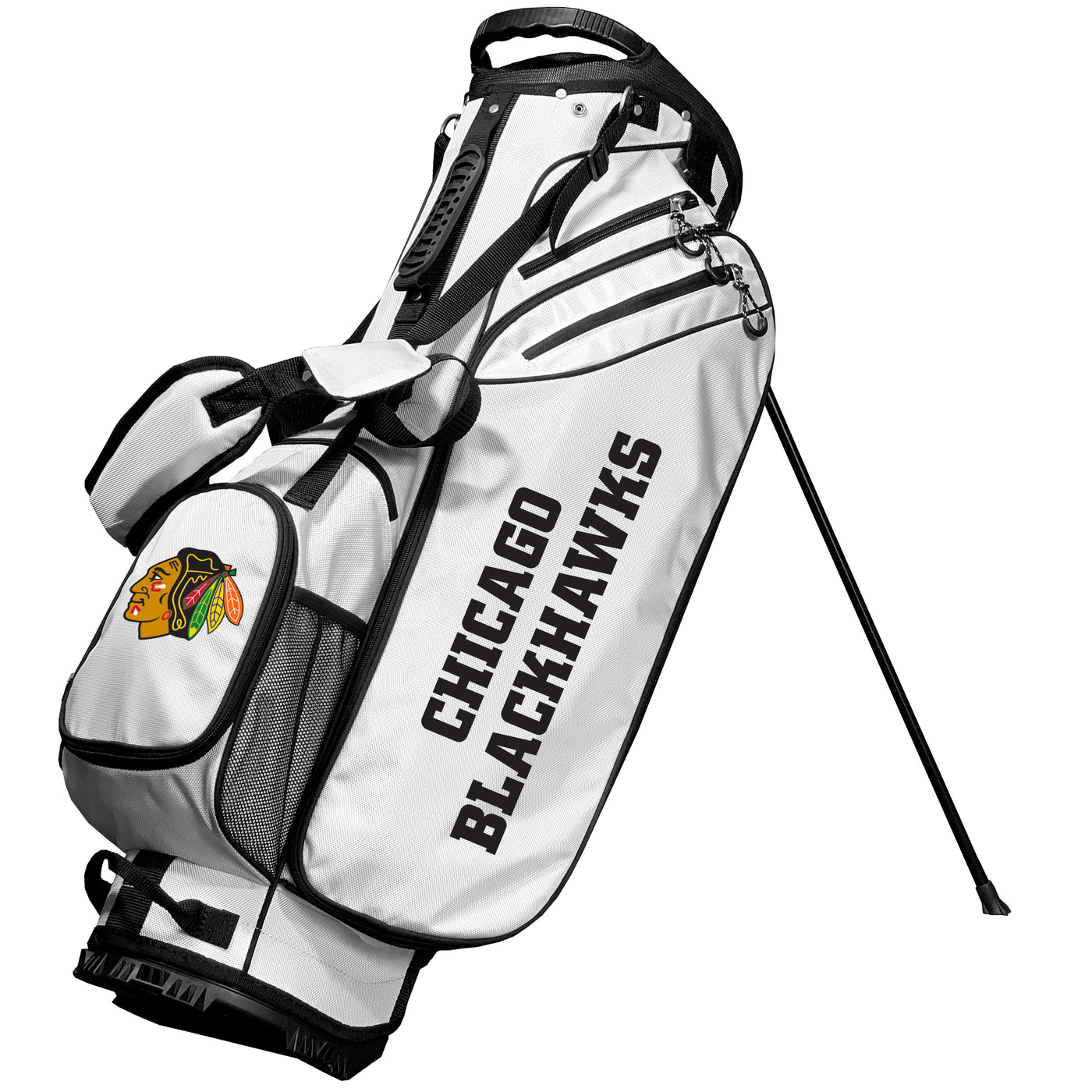 Team Golf Chicago Blackhawks White Birdie Stand Bag