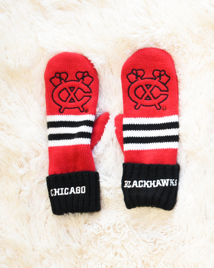 Chicago Blackhawks Charity Youth Mittens