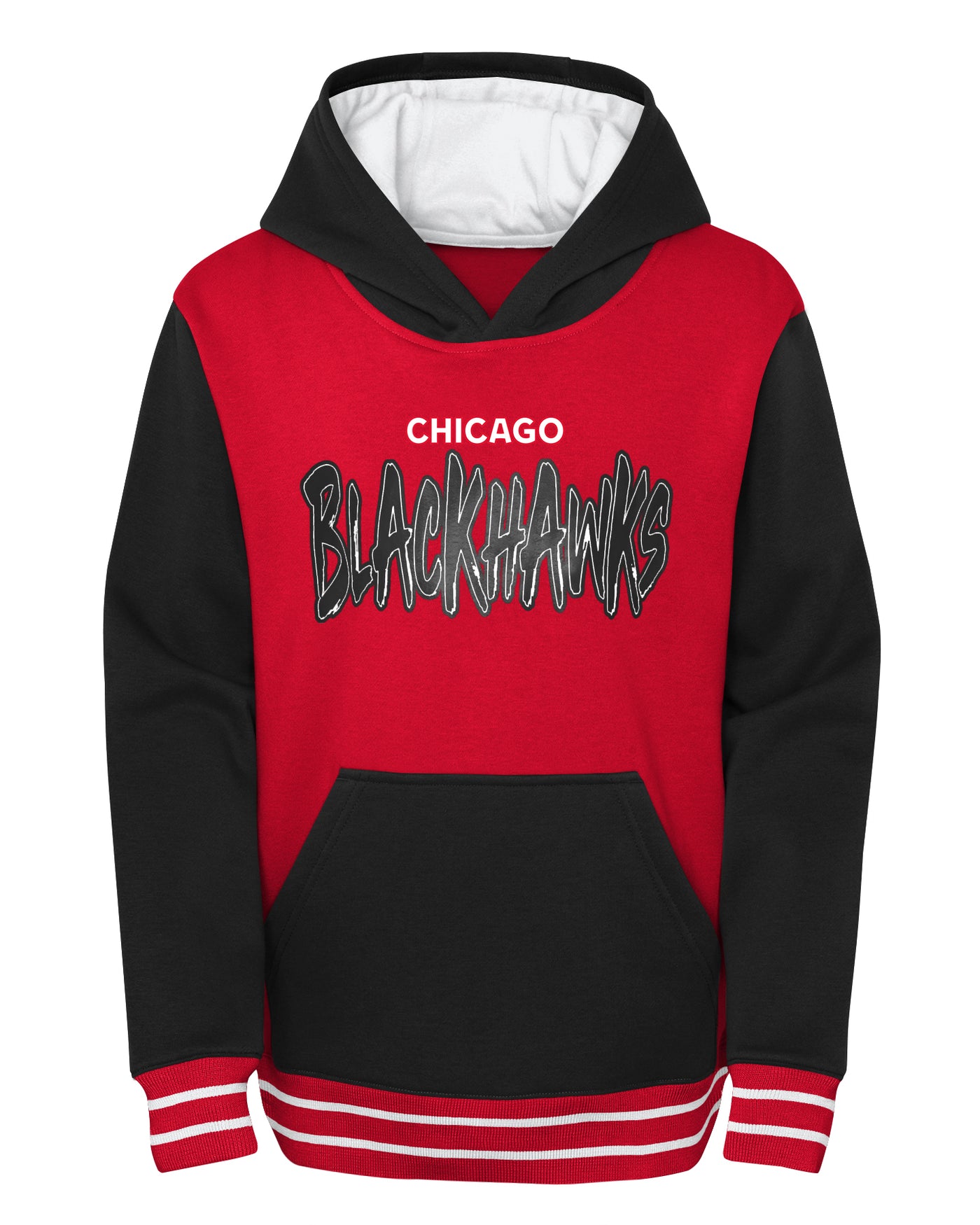 Outerstuff Youth NHL Chicago Blackhawks '22-'23 Special Edition Pullover Hoodie - L Each