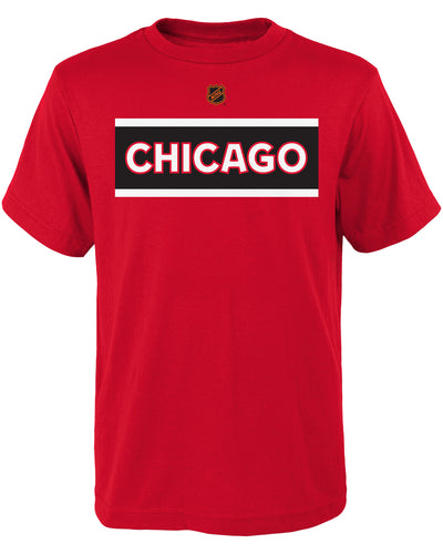 Outerstuff Chicago Blackhawks 2022 Reverse Retro Youth Tee Shirt