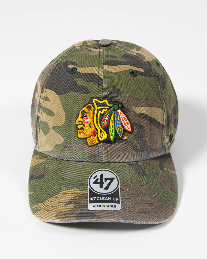 47 Chicago Blackhawks Clean Up Camo Primary