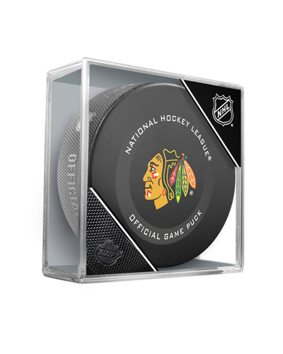 Sher-Wood Chicago Blackhawks Official Game Puck