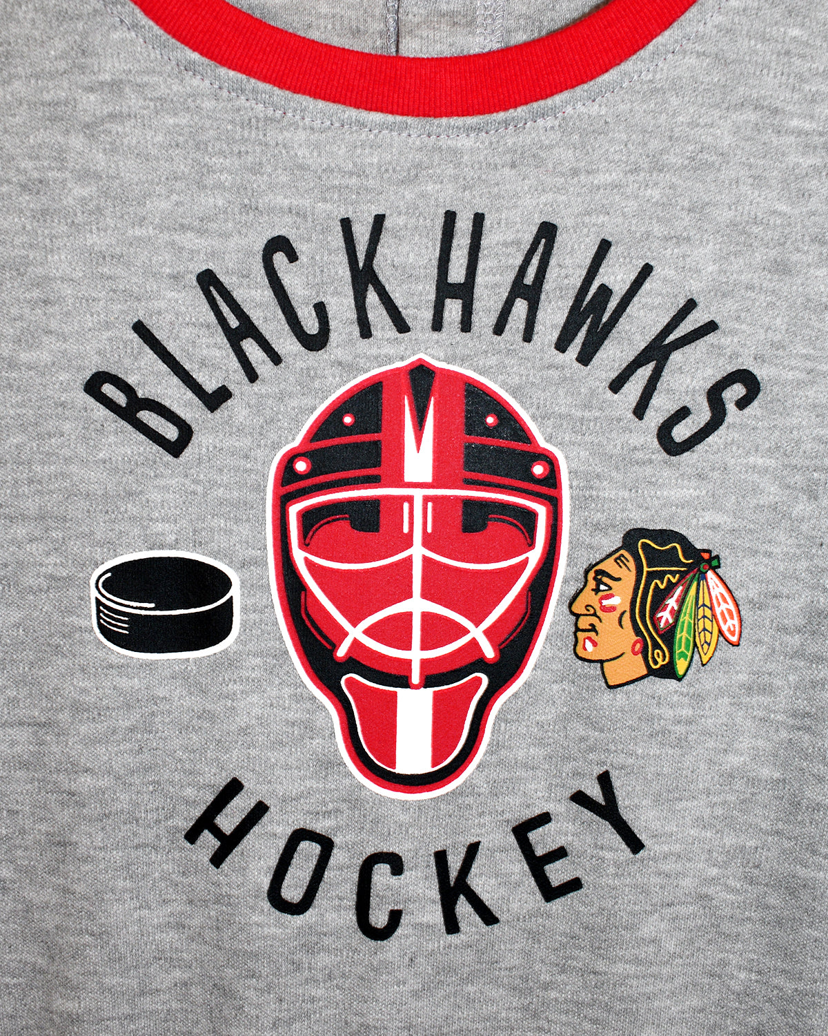 Chicago Blackhawk Skull Hockey Logo Onesie – The Junkyard
