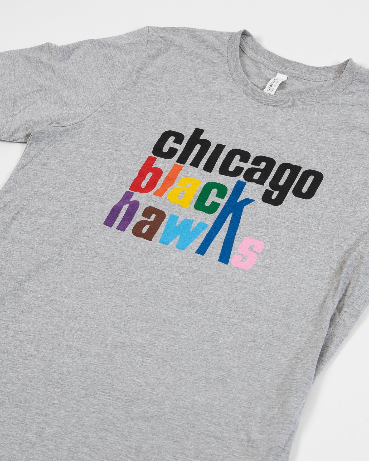 Chicago Blackhawks Pride Wordmark Tee