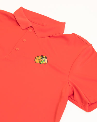 adidas Chicago Blackhawks Golf Performance Polo