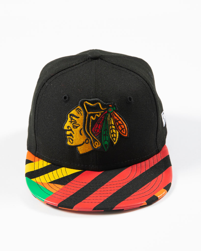 New Era Black Chicago Blackhawks 59FIFTY Fitted Cap – CBH Shop