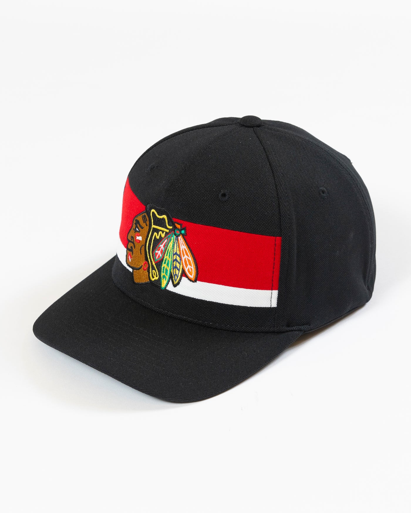 CCM Chicago Blackhawks Colorblock Primary Logo Flex Fit Hat