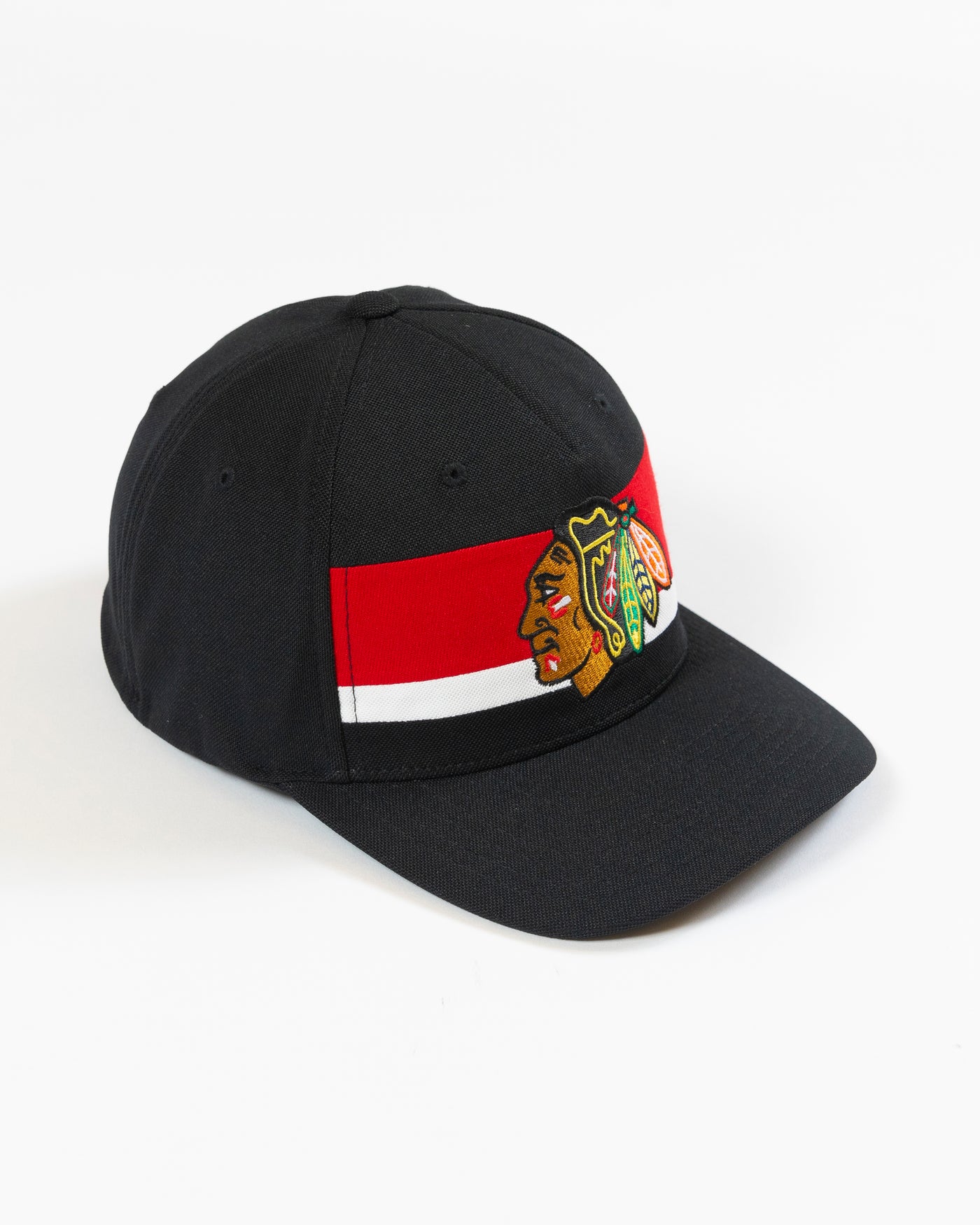 CCM Chicago Blackhawks Colorblock Primary Logo Flex Fit Hat