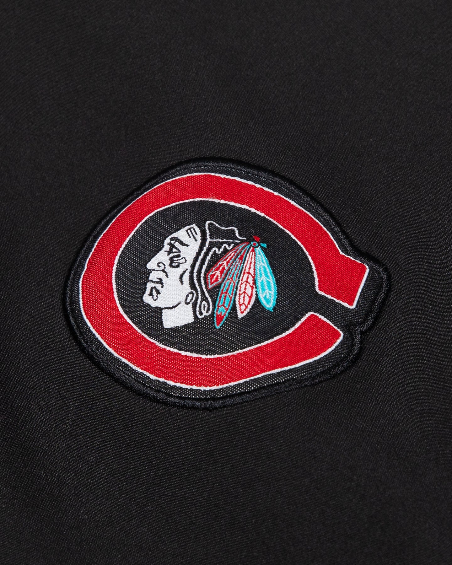 Four Stars Chicago Blackhawks Primary Logo Full Zip Jacket M / Black