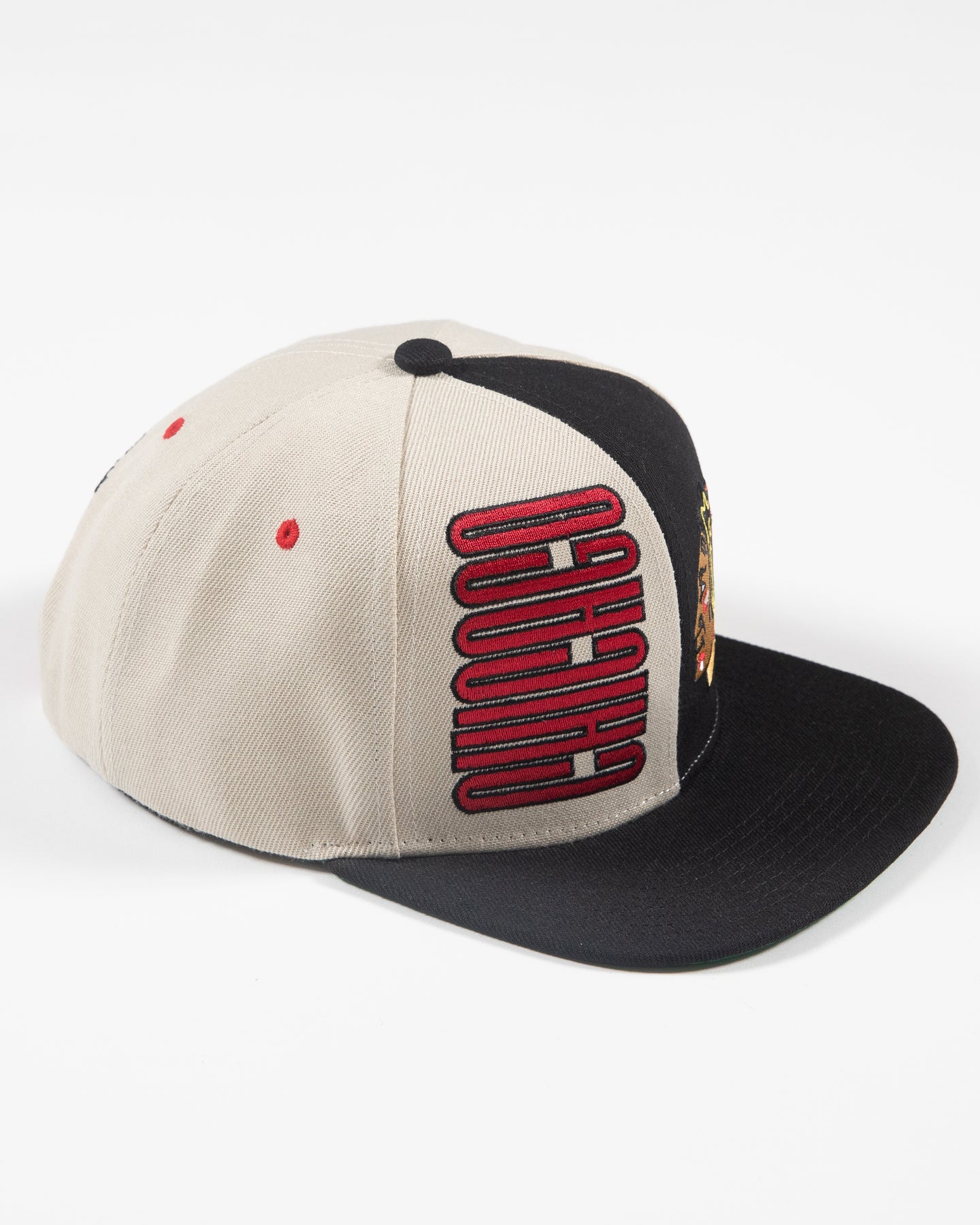 Mitchell & Ness Chicago Blackhawks Pop Panel Snapback Hat | HHSS5371-CBHYYPPPOFWH