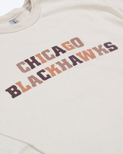 Chicago Blackhawks Black History Month Foundation Crewneck