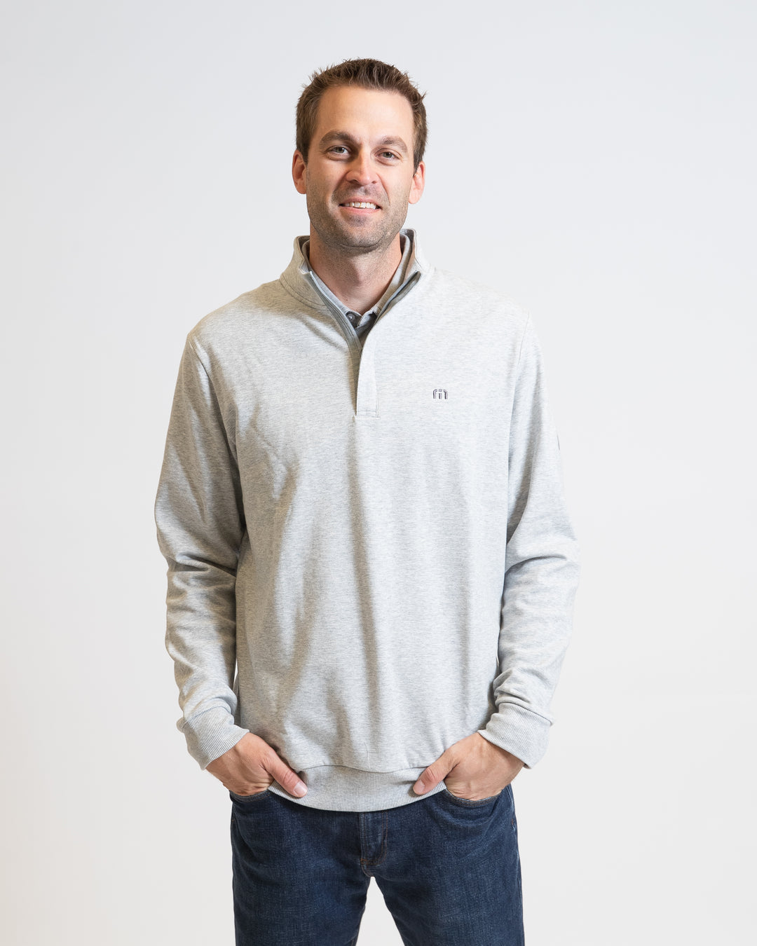 TravisMathew Chicago Blackhawks Cloud Quarter Zip