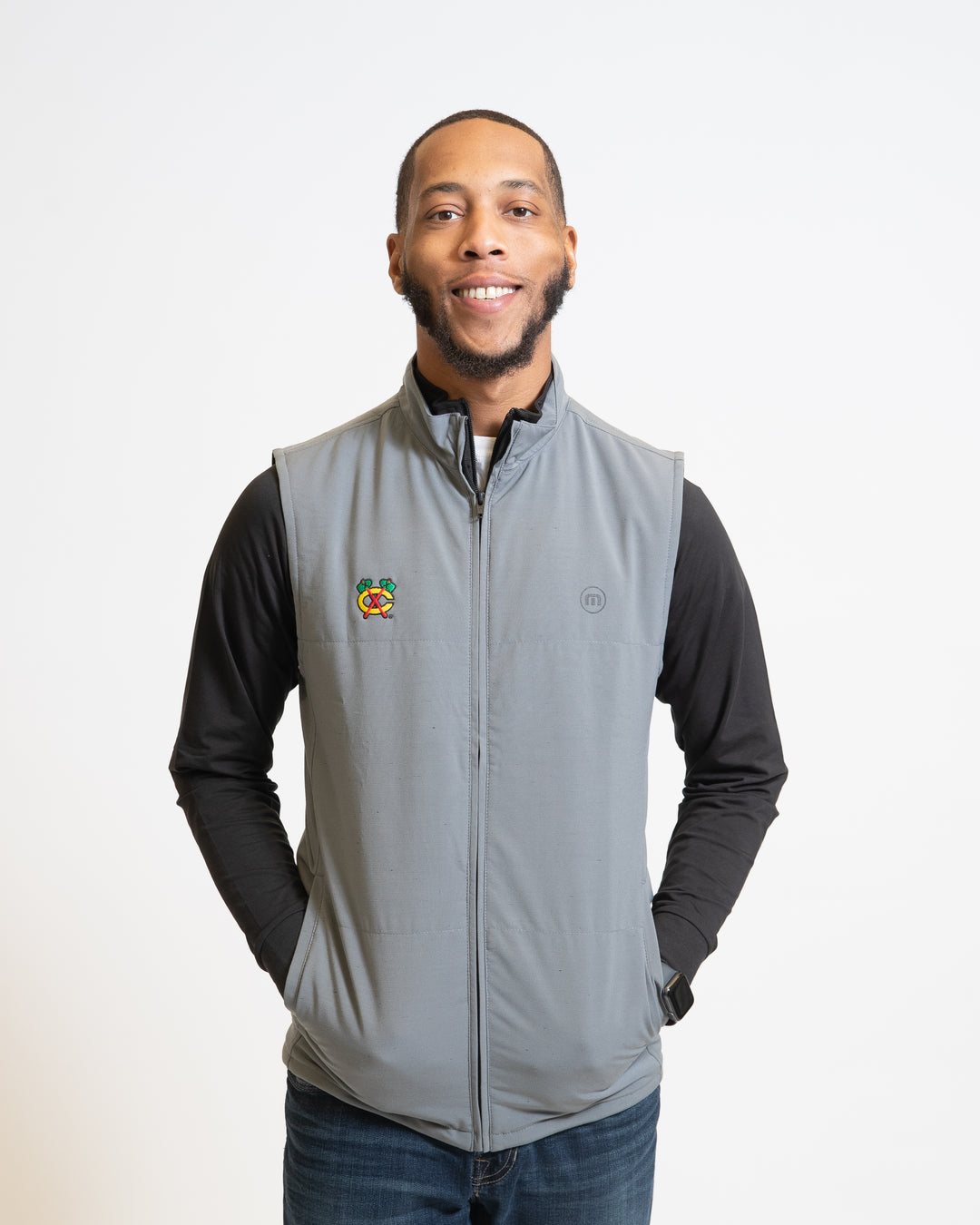 TravisMathew Chicago Blackhawks Heater Vest