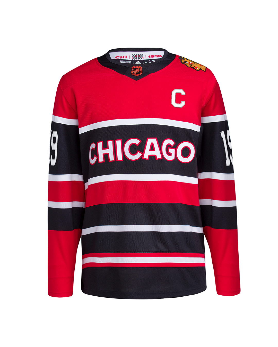 Chicago Blackhawks Winter Classic Adidas Hockey Jersey Men's Size 50