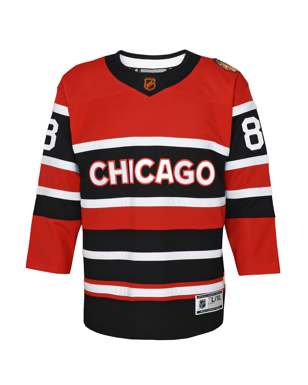Authentic Men's Patrick Kane Black Jersey - #88 Hockey Chicago