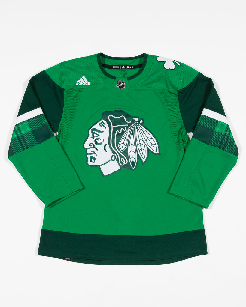 green blackhawks shirt