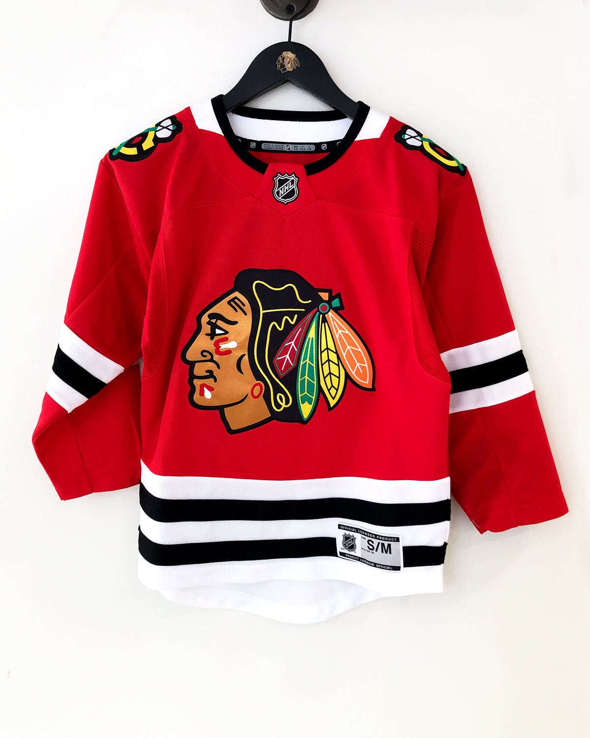 Outerstuff Youth Chicago Blackhawks Blank Home Premier Jersey