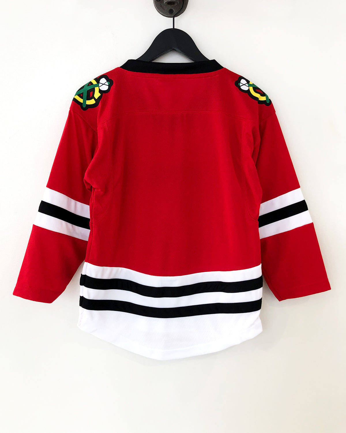 Outerstuff Youth Chicago Blackhawks Blank Home Replica Jersey