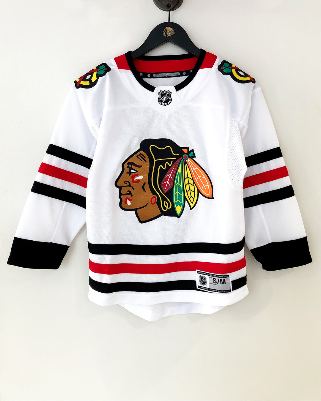 Youth Chicago Blackhawks Blank Away Premier Jersey