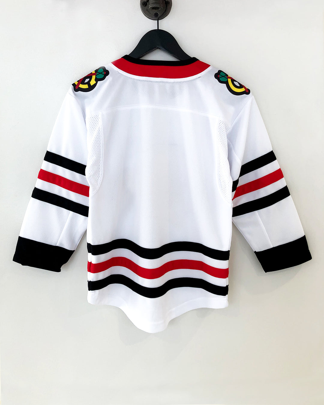 Youth Chicago Blackhawks Blank Away Premier Jersey1