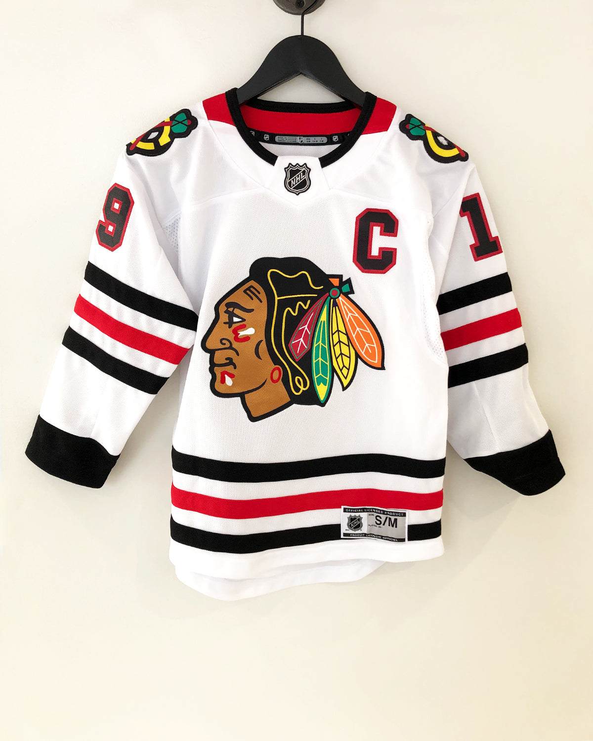 Outerstuff Youth Jonathan Toews White Chicago Blackhawks Away Premier  Player - Jersey